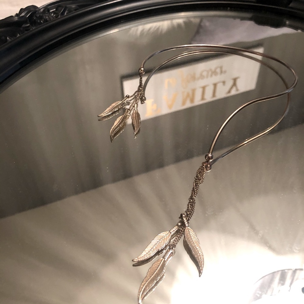 H&M Gold Necklace with Leaf Details
